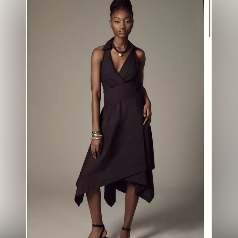 NWT Maeve asymmetrical wrap shirt dress size 2